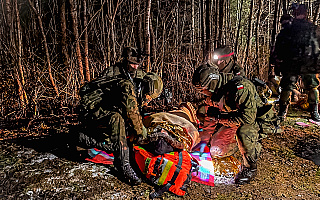 Żołnierze z Morąga uratowali czterech migrantów [ZDJĘCIA]